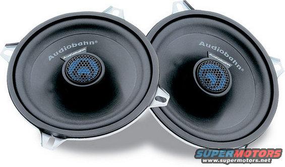 Audiobahn AS50Q 5-1/4" 2-way Comp. Speakers 