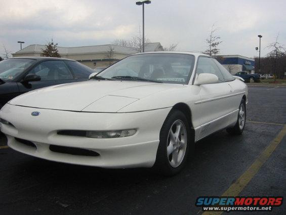 White 1993 Ford Probe front 3/4 view