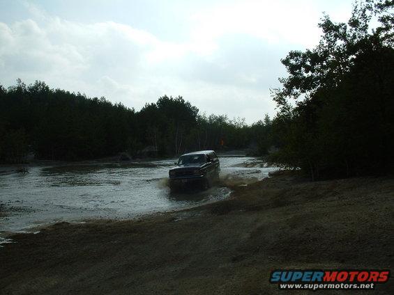 Out splashing around in the mud