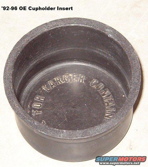 cupholder92.jpg SOLD OE Cupholder (F2TZ1513562A) for '92-96 floor console.

&quot;REMOVE FOR LARGER CONTAINERS&quot;

[url=http://www.supermotors.net/registry/media/254300][img]http://www.supermotors.net/getfile/254300/thumbnail/console-floor-9296.jpg[/img][/url]