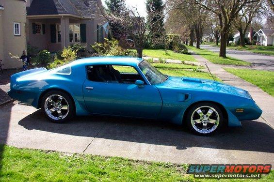 Blue 1979 Pontiac Trans Am parked on a driveway