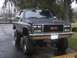 1989 GMC Jimmy - This 1989 GMC K5 Blazer is modified with large off-road tires and a lifted suspension.