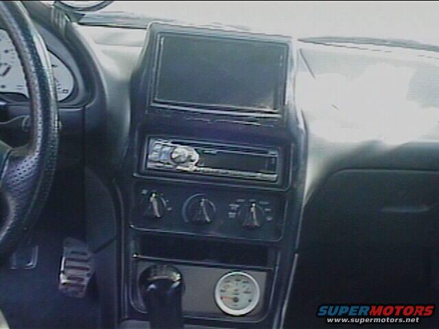 7" tv molded into center console-fiberglassed