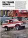 1978 Ford Bronco - Advertisement for the 1978 Ford Bronco, highlighting its features and off-road capabilities.