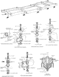 1978 Ford Bronco - Exploded diagram illustrates the various components of a vehicle's front suspension system.