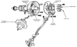 1978 Ford Bronco - Exploded diagram shows brake drum and associated components.