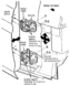 1978 Ford Bronco - Exploded diagram details rear axle components and their assembly.