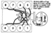 1978 Ford Bronco - Diagram shows spark plug wire routing for an engine with numbered cylinders and an ignition coil.