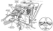 1978 Ford Bronco - Exploded diagram detailing various vehicle suspension components and their assembly.