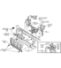1978 Ford Bronco - This diagram illustrates the assembly of various vehicle components, with labels pointing to specific parts.