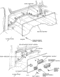 1978 Ford Bronco - Exploded diagram illustrating various vehicle suspension and steering system components.