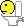 Toilet with a yellow smiley face on a green background