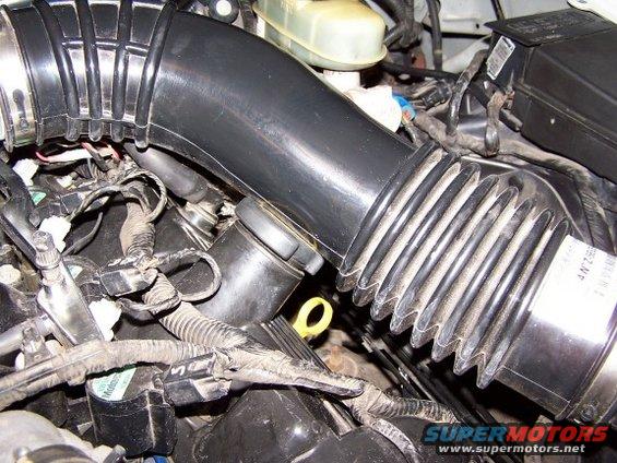 Interference with oil filler tube
