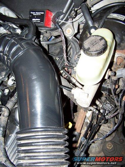 Clearance with brake lines