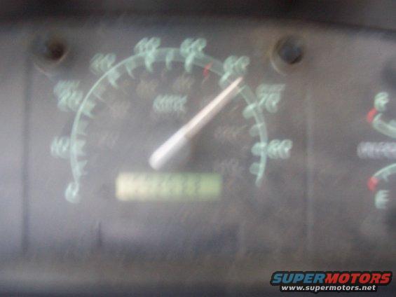 1994 Ford F-150 dashboard with speedometer and odometer
