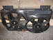 1996 Ford Bronco - A pair of black electric cooling fans are shown mounted on a bracket.