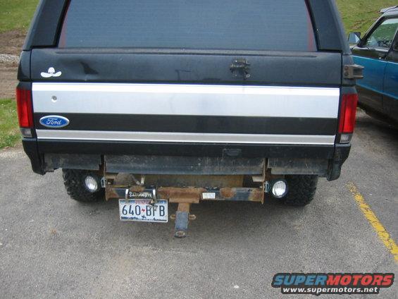 rear-with-new-lights.jpg i added some lights to the rear. should help with seeing anythig through that tint at night. they are wired into the trailer lights so they come on with the back up lights automatically.