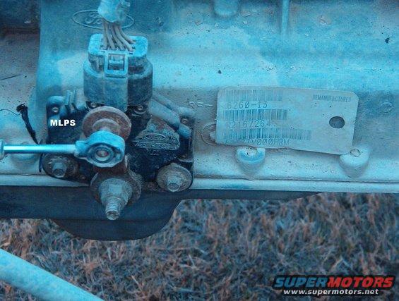 MLPS sensor with blue linkage and remanufactured label on metal casing
