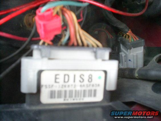 EDIS8 module with barcode and wiring