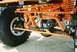 1989 Ford F-350 - Custom suspension and drivetrain parts on a heavily modified off-road vehicle.