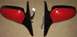 1993 Ford Probe - 96+ PGT power mirrors, 2-tone rio red with black trim, top view