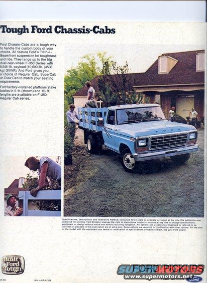 Light blue 1979 Ford F-350 Chassis-Cab truck with a wooden flatbed, parked on a gravel driveway