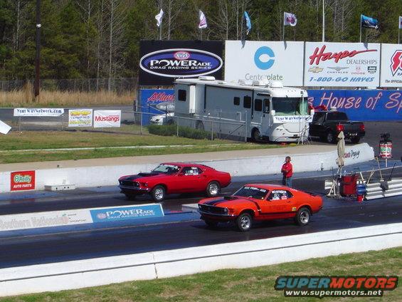 Orange 1969 Ford Mustang Mach 1 racing red 1969 Ford Mustang