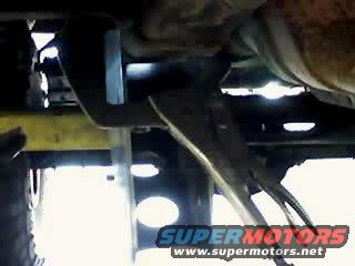 Undercarriage part with Supermotors logo