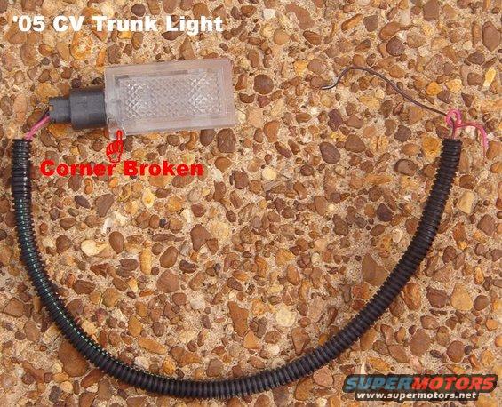 Trunk light from 2005 P71