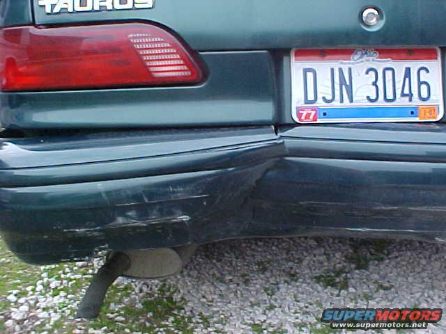 bigger close up of damage