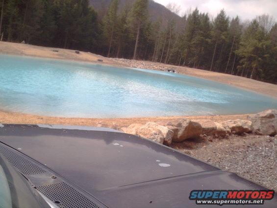 Ever seen blue water like this out in the middle of the mountains?? For a minute I though we were in the Florida Keys...