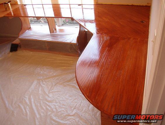 74second.jpg 2nd coat is going down.  I got creative with the camera angle to hide a big mistake in the middle.
