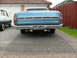 1970 Ford Ranchero - Rear view of a blue 1970 Ford Ranchero pickup truck parked in a driveway.
