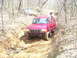 1994 Ford Bronco - No lockers made this part pretty impossible. Pic doesn't do it justice, but that rut my right side has to go through is real deep and slick…
