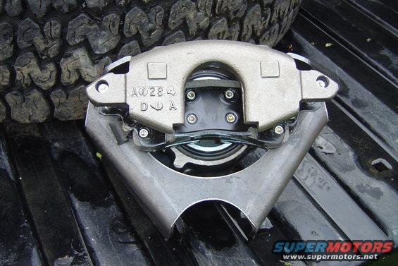 keith-pictures-047.jpg GM caliper bolted to bracket w/pads installed