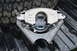 1977 Ford F-150 - GM caliper bolted to bracket w/pads installed