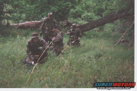 trainingpatrol.jpg Was an M60 gunner for Securitfy Forces before being promoted to Tech Sgt (E-6).  Did lots of training patrols since I'm assigned to a mobile RADAR unit.