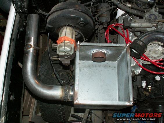 drivers side airbox and pipework