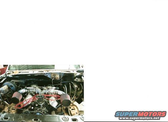 engine bay 1 week in as measurements begin