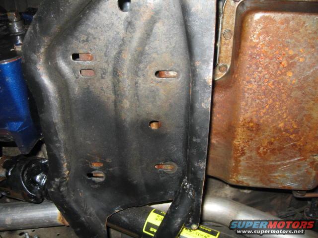 to swap perches and mounts, first unbolt trans insulator.
