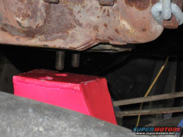 unfortunately, not quite the best alignment yet.  have to remove rear drive shaft to move it all back to stock location.
