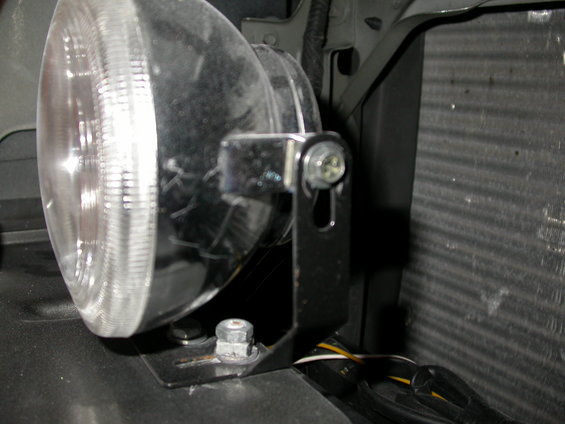 Single Fog Light Installed