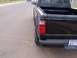 2003 Ford Ranger - Rear view of a black 2003 Ford Ranger pickup truck parked on a residential street.