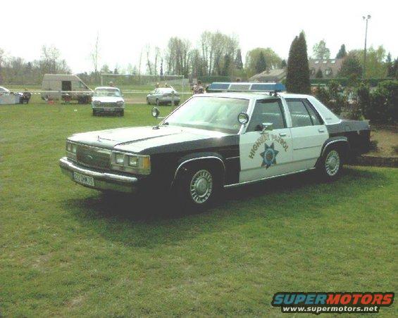 turning it as a CHP cruiser