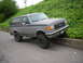 1988 Ford Bronco - This 1988 Ford Bronco is parked with its front wheels on a concrete curb.