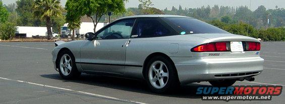 Silver 1993 Ford Probe rear quarter view