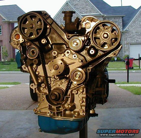 Rebuilt Engine Front no Timing cover,