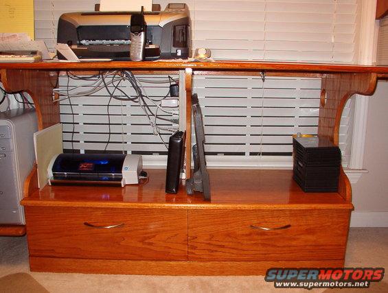 100drawers.jpg Got the drawers cut, stained & varnished last week, and I built & installed them tonight.