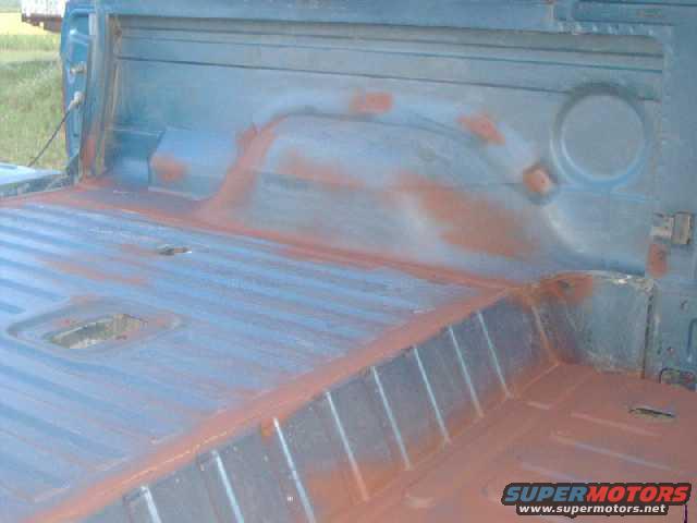 herculiner2.jpg Cab floor& cargo area cleaned & primered