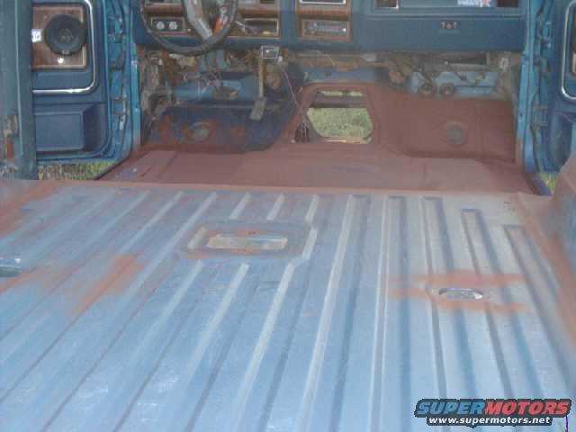 herculiner3.jpg Cab floor & cargo area cleaned & primered
